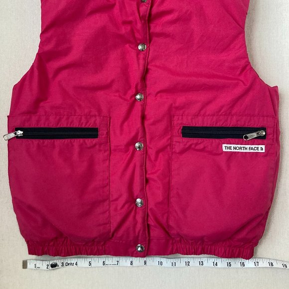 THE NORTH FACE Vintage Pink Puffer Vest M - Picture 5 of 10